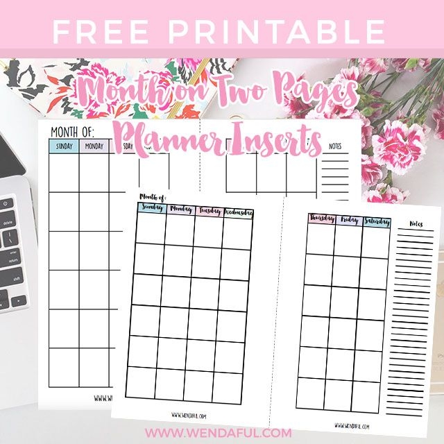 Planner Printable Inserts