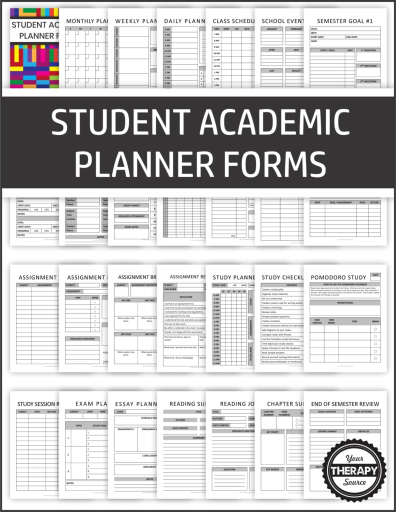 Printable ADHD Daily Planner Template FREE Your Therapy 59 OFF