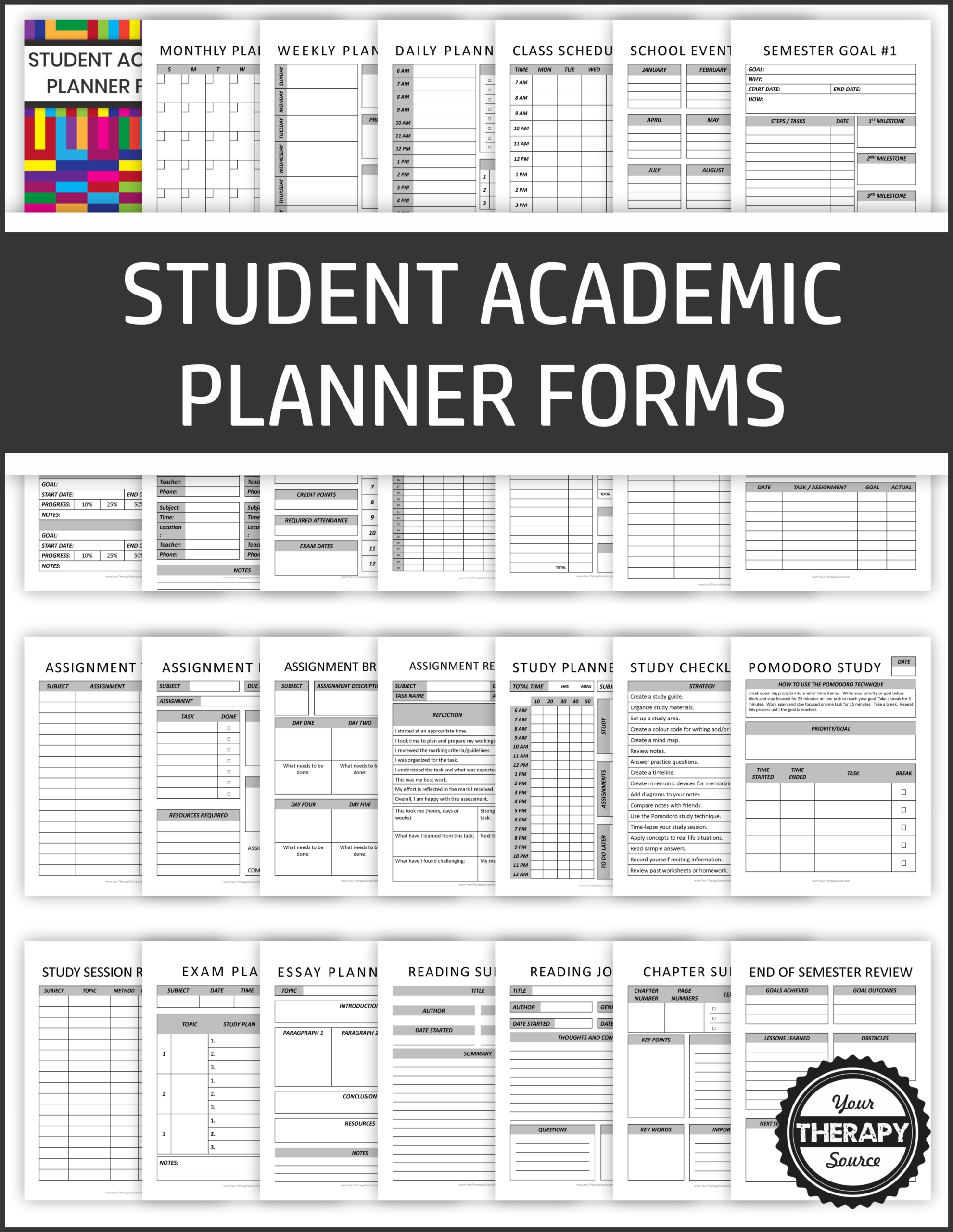 Printable ADHD Daily Planner Template FREE Your Therapy 59 OFF