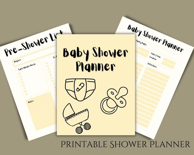 Printable Baby Shower Planner