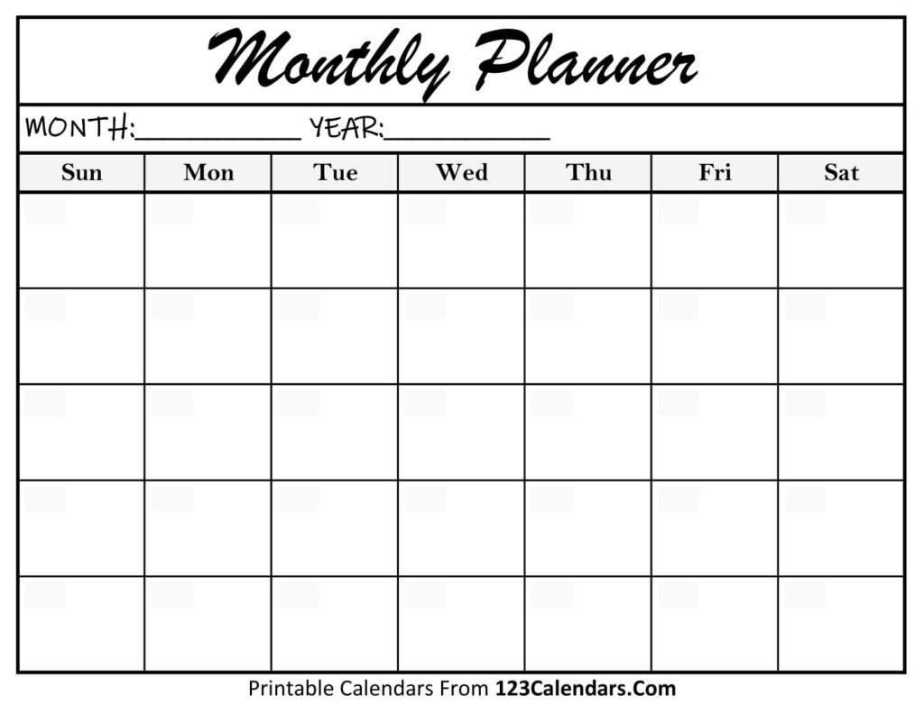 Printable Calendar 2025 Monthly Planner Excel Joly Roxana