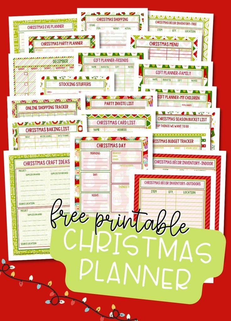 Printable Christmas Planner In 2024 Christmas Planner Printables