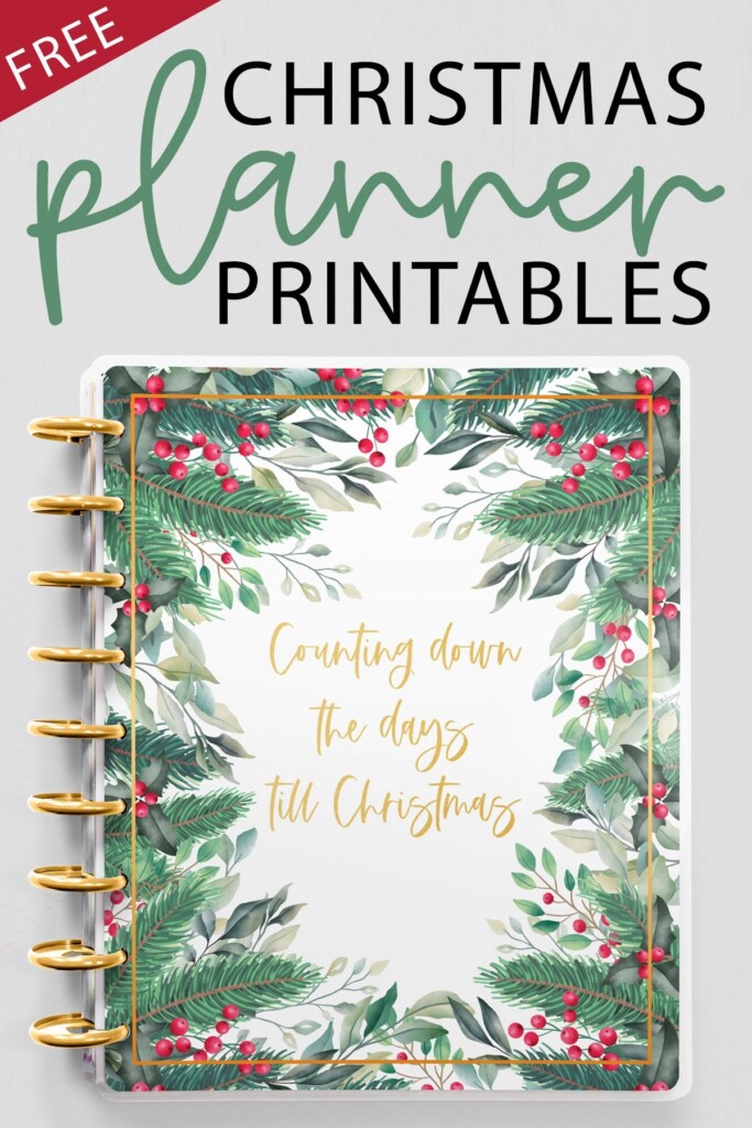 Printable Christmas Planner Pages Digital Planner Files Too 