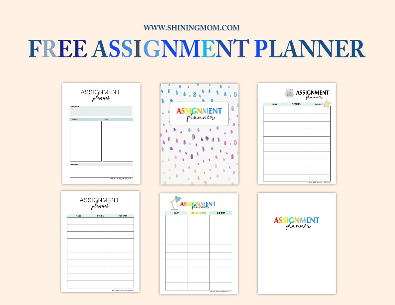  Printable Homework Planner Student Planner Homework 2019 02 13