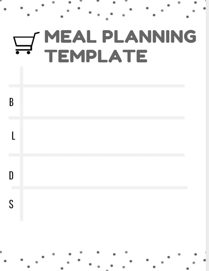 Printable Meal Planner Template Free Download And Print For You 