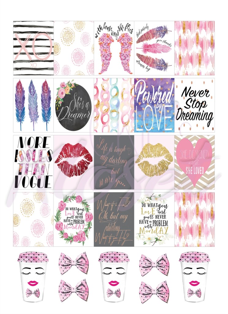 Printable Planner Sticker
