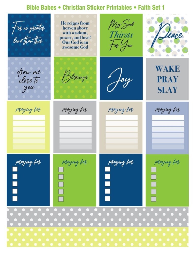 Printable Planner Sticker Template SVG Files For DIY Stickers Etsy