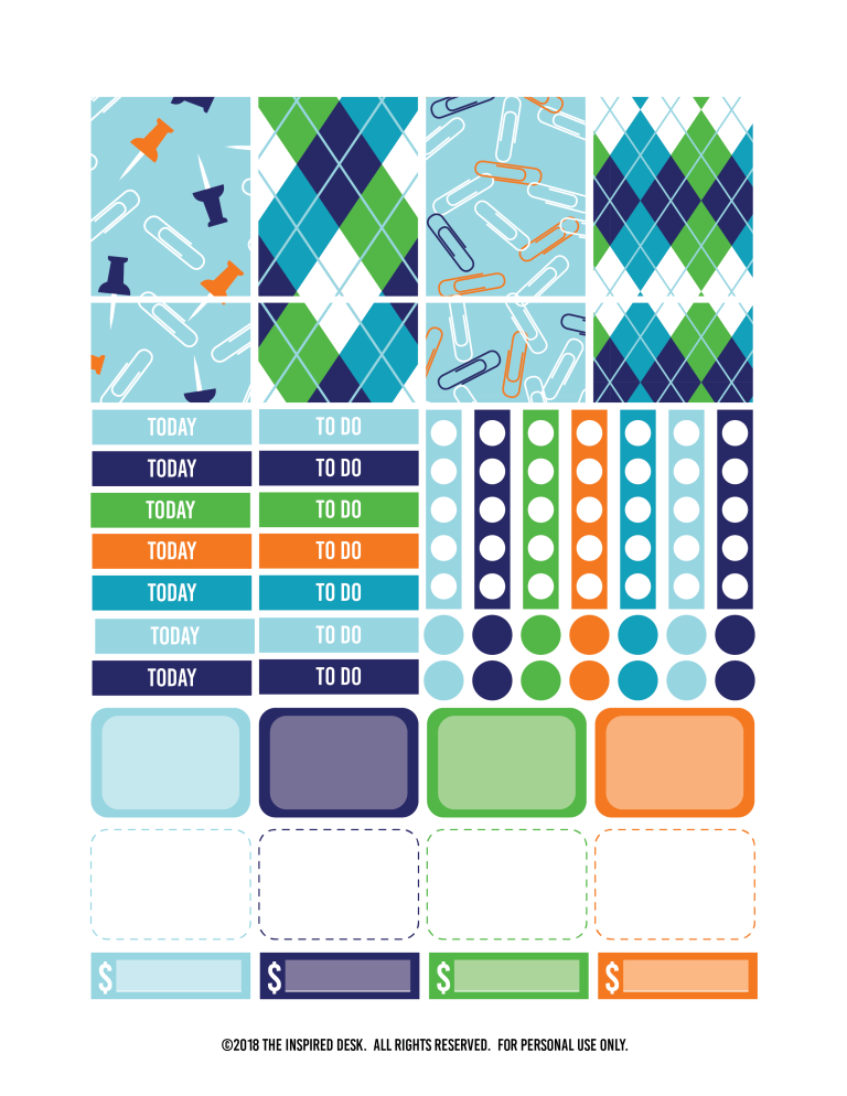 Printable Planner Sticker