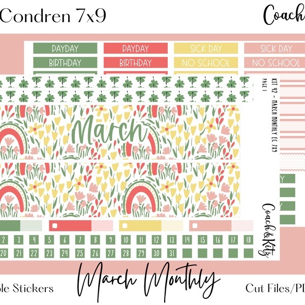 Printable Planner Stickers Etsy