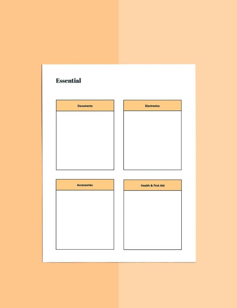 Printable Route Planner Template In Pages Word Google Docs PDF 
