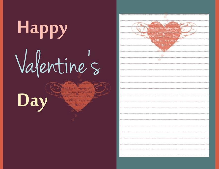 Printable Valentine Pages
