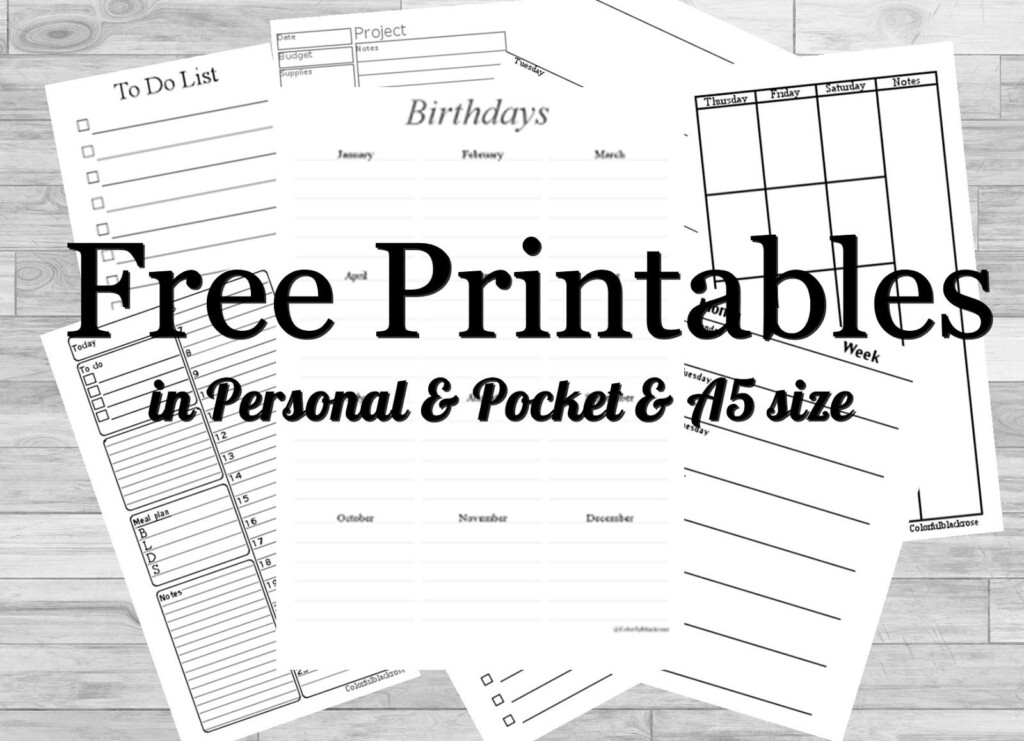 Printables P P P Planners Planner Pages Planner Template Free 