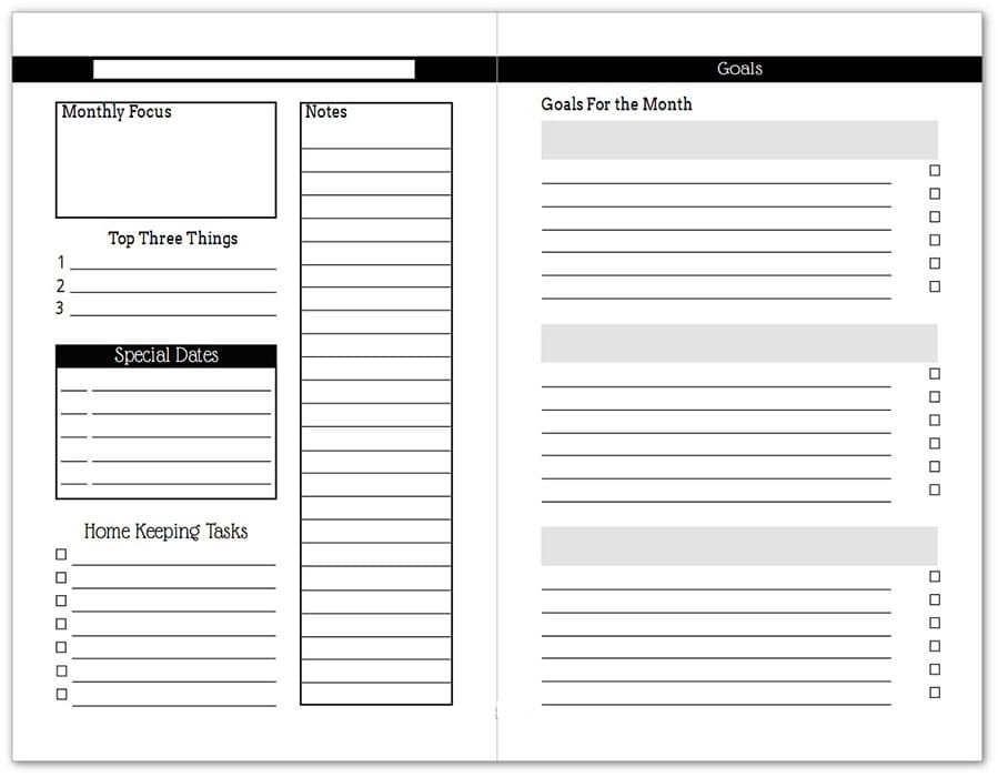 Printale Daily Planner PrintableAll