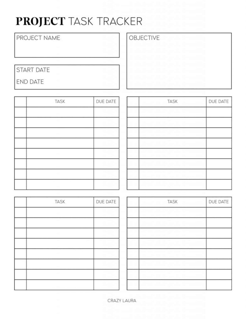 Project Management Printable Project Planner Printable New Year Banners