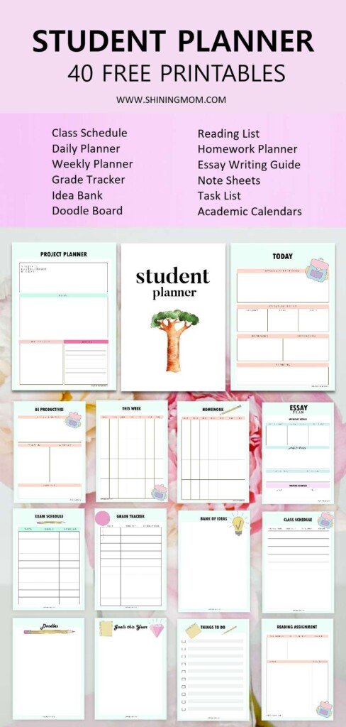 Student Planner 2025 21 Printable Hugo Wilkinson
