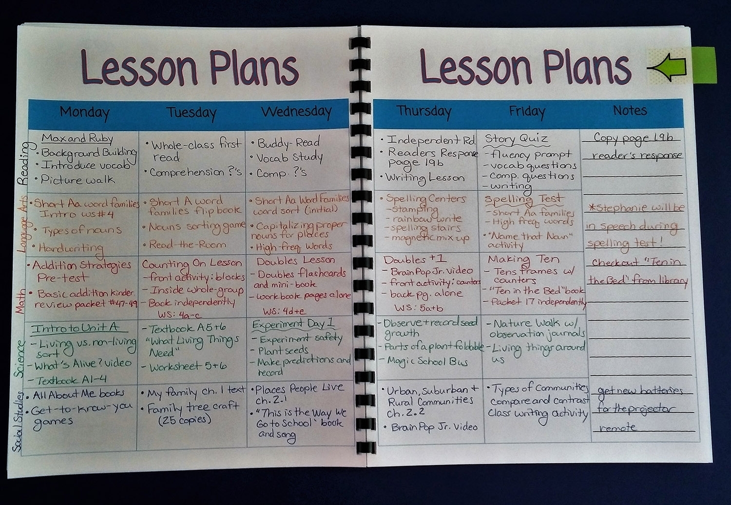 Teacher Planner Printable