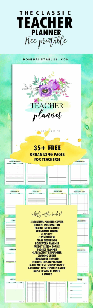 Teacher Printable Planner Printable Word Searches