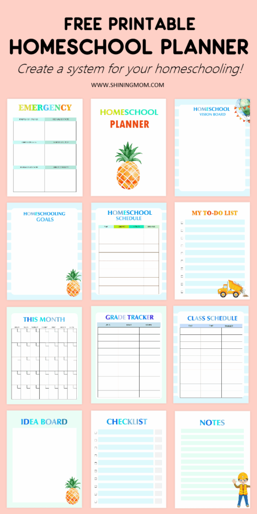 The Best Homeschool Planner In Printable PDF For Free Download 
