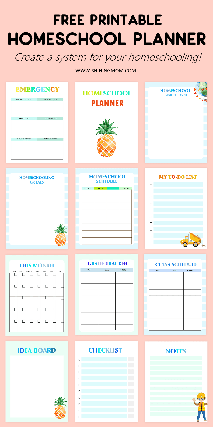 The Best Homeschool Planner In Printable PDF For Free Download