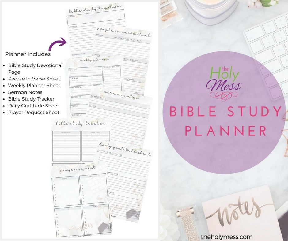 The Holy Mess Bible Study Planner The Holy Mess
