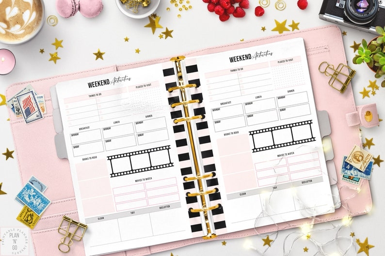 Weekend Planner Printable Weekend Activities To do List Weekend 