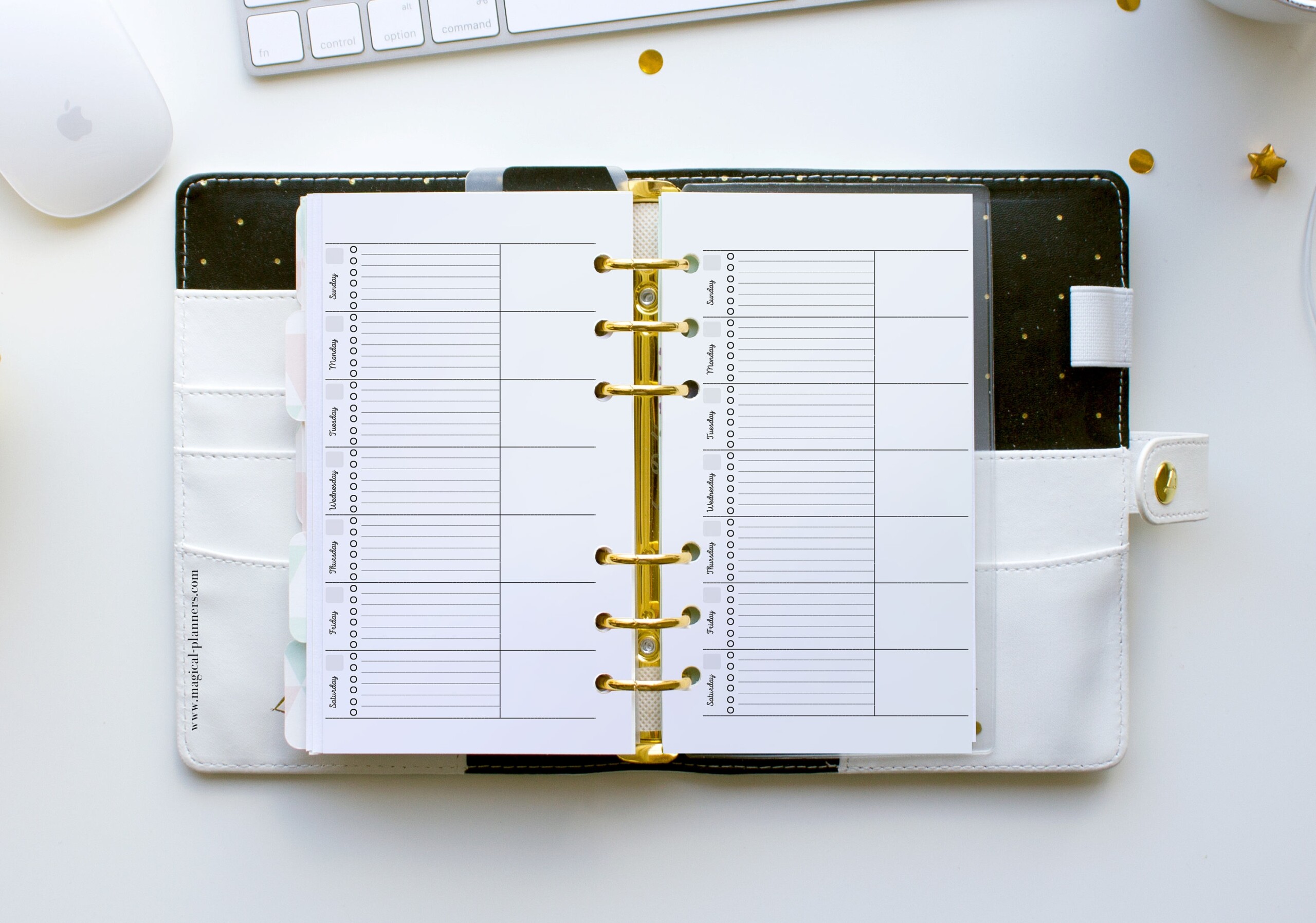 Weekly Planner Insert PERSONAL SIZE Magical Planners